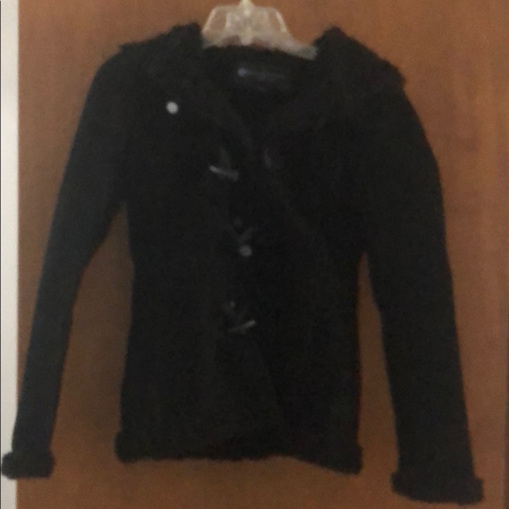 Sherpa pea coat. Like new. XS.